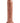 King Cock Uncut Cock Dildo - Caramel - 7in