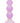 Lavender Haze Beaded Probe Silicone Rechargeable Anal Plug - Purple/White