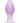 Lavender Haze Ridge Probe Silicone Rechargeable Anal Plug - Purple/White