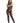 Le Desir Crotchless Leopard Bodystocking - Animal Print/Black - One Size