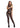 Le Desir Crotchless Leopard Bodystocking - Animal Print/Black - One Size