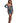 Le Desir Long Sleeved Net Mini Dress - Blue - One Size