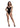 Le Desir Shade Leda Xiii Body with Crossed Neckline and Off Shoulder Straps - Black - One Size