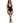 Le Desir Shade Metis Xvi Body with Garter and Crossed Neckline - Black - One Size