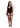 Le Desir Shade Metis Xvi Body with Garter and Crossed Neckline - Black - Queen
