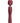 Le Wand Flat Top Fusion G Rechargeable Silicone Vibrator - Ruby - Red