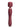 Le Wand Flat Top Fusion G Rechargeable Silicone Vibrator - Ruby - Red