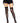 Leg Avenue 420 Net Thigh High - Black - One Size