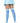Leg Avenue Argyle Knit Over The Knee Socks - Blue - One Size