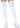 Leg Avenue Athlete Thigh High 3 Stripe Top - Blue/Pink - One Size