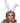 Leg Avenue Bendable Velvet Bunny Ears - White - One Size
