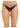 Leg Avenue Butterfly Crotchless with Pearl Sequin Detail - Black - One Size - 12 Pack