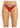Leg Avenue Butterfly Crotchless with Pearl Sequin Detail - Red - One Size - 12 Pack
