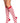 Leg Avenue Candy Cane Lurex Knee High Socks - Red/White - One Size
