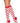 Leg Avenue Candy Cane Lurex Knee High Socks - Red/White - One Size