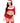 Leg Avenue Christmas Cutie Costume, Velvet Crop Top with Faux Fur Trim, Shorts, Belt and Santa Hat - Red/White - XSmall - 4 Piece