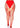 Leg Avenue Crystalized Fishnet Suspender Pantyhose - Red - Queen/XLarge/XXLarge