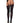 Leg Avenue Diamond Net Opaque Stockings with Attached Garterbelt - Black - One Size