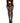 Leg Avenue Eyelet Rose Suspender Hose - Black - One Size