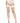 Leg Avenue Fence Net Stocking with Lace Top - White - One Size