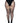 Leg Avenue Floral Vine Net Tights - Plus - Black - Queen