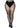 Leg Avenue Floral Vine Net Tights - Plus - Black - Queen