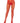 Leg Avenue French Cut Crotchless Fishnet Tights with Heart Backseam and Faux Lace Up Back - Red - One Size