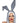 Leg Avenue Glitter Bunny Ears - Silver - One Size