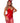 Leg Avenue Glitter Devil Kit - Black/Red - One Size - 2 Piece