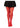 Leg Avenue Harlequin Net Tights - Red - One Size