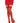 Leg Avenue Heart Net Thigh Highs - Red - One Size