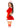 Leg Avenue Hoho Hottie Set Velvet Crop Top with Faux Fur Trim, Mini Skirt, Belt, and Santa Hat - Red/White - Small
