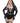 Leg Avenue Holy Hottie Set Boned Garter Dress with Cross Accents and Nun Habit (2 Piece) - 1x/2x - Black/White