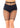 Leg Avenue Industrial Net Biker Shorts - Black - One Size