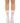 Leg Avenue Lace Ruffle Nylon Anklet with Mini Bow and Heart Accents - White - One Size