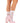 Leg Avenue Lace Ruffle Nylon Anklet with Mini Bow and Heart Accents - White - One Size