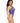 Leg Avenue Lace Thong Back Teddy with Strappy Cross-Over Back - Royal Blue - One Size