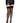 Leg Avenue Leopard Net Thigh Highs with Band Top - Black - One Size