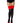 Leg Avenue Lycra Cuban Heel Two Toned Stocking - Black - One Size
