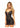 Leg Avenue Mini Dress with Lace Up Front and G-String - Black - One Size