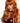 Leg Avenue Misfit Long Wavy Bang Wig - One Size - Ginger - Orange - One Size