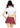 Leg Avenue Miss Prep School - Red/White - Large/Medium - 4 Piece Set