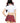 Leg Avenue Miss Prep School - Red/White - Medium/Small - 4 Piece Set