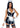 Leg Avenue Naughty Maid - Black/White - Medium - 4 Piece/Set