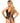 Leg Avenue Net and Lace Crotchless Teddy with Multi Strap Wrap Around Halter and Faux Lace Up Back - Black - One Size