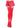 Leg Avenue Nylon Over The Knee with Bow - Red - One Size