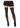 Leg Avenue Nylon Stocking with Lace Top - Black - One Size