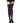 Leg Avenue Nylon Thigh High - Black - One Size
