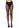 Leg Avenue Opaque Sheer to Waist Tights with Cotton Crotch - Black - One Size