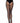 Leg Avenue Opaque Sheer to Waist Tights with Cotton Crotch - Black - One Size